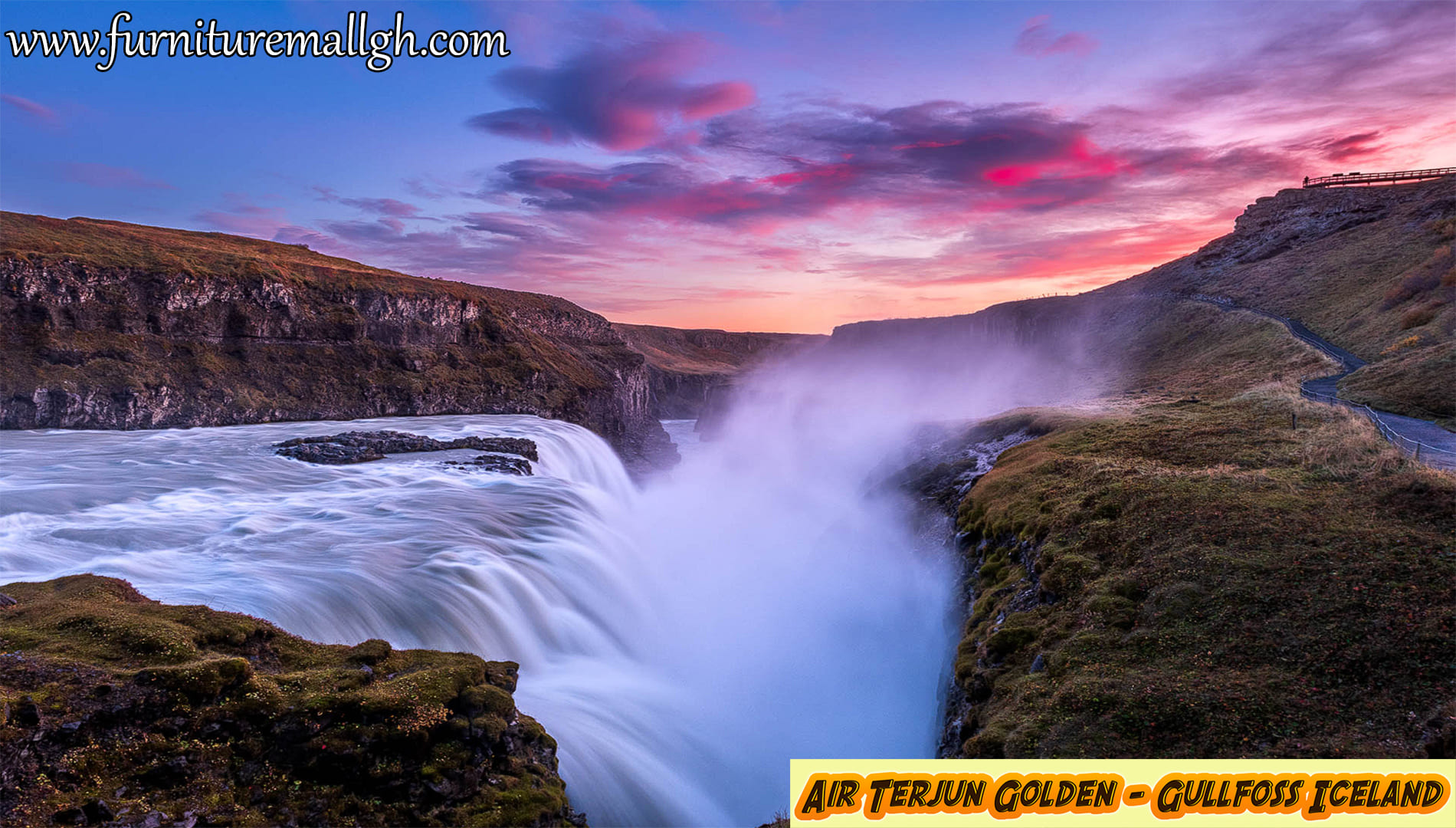 Air Terjun Golden – Gullfoss Iceland: Keajaiban Alami di Bumi Islandia